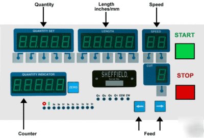 New sheffield hc-530 hot & cold strip cutting machine- -