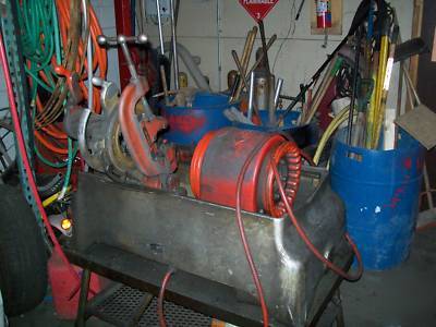 Nice rigid 444 pipe threader & cart plus more 2