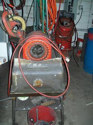 Nice rigid 444 pipe threader & cart plus more 2