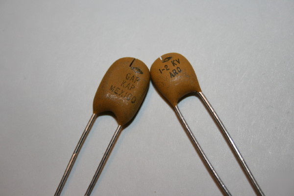 Spark arc gap capacitor 1 - 2 kv 75PF gap kap FD2J8