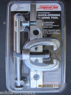 Superior tool 17520 quick open flaring tool 3/16 - 5/8