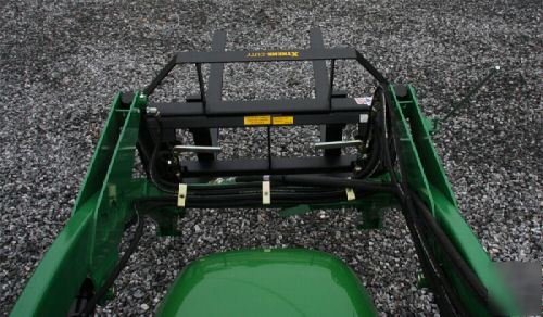 Compact tractor pallet forks 1800 lb.cap free shipping 