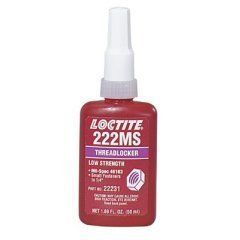 Loctite 222MS threadlocker 22231 50ML 1.69OZ bottle