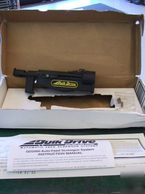 New quick drive QD2000 auto feed screw driving tool * *