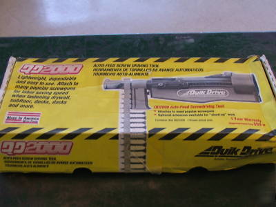 New quick drive QD2000 auto feed screw driving tool * *