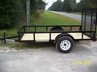 New single axle utility trailer 5X10