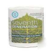 New white recycled bathroom tissue - 2-ply