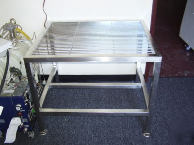 Stainless steel rod work table 36