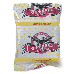 Superior coffee worlds finest regular premeasured coff