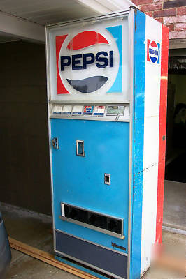 Vintage pepsi soda pop machine