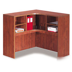 Alera valencia series corner open storage hutch