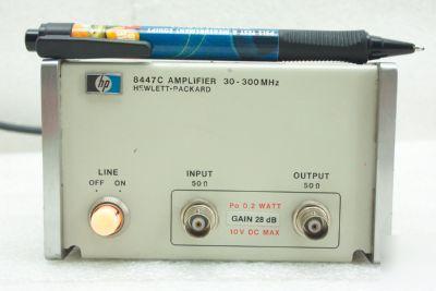 Hewlett packard hp agilent 8447C rf amplifier 30-300MHZ