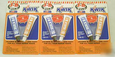 Jb weld cold weld epoxy kwik setting 3 pack