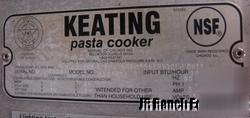 Keating natural gas pasta cooker