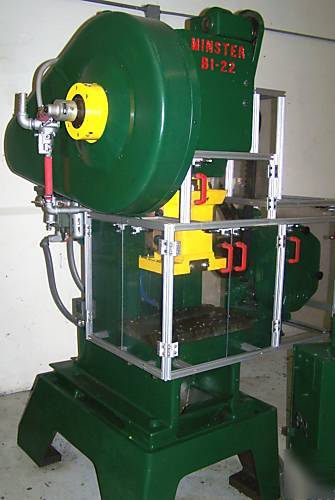 Minster 22 ton high speed obi punch press,vamco feed, 