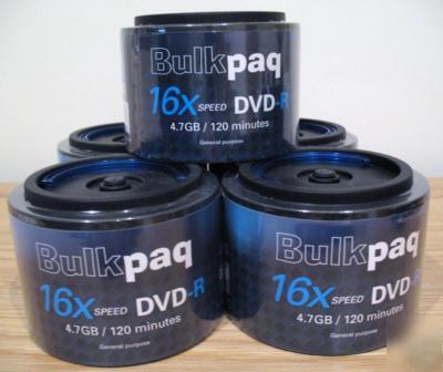100 blank dvd-r 4.7GB 120MIN 16X *top quality discs*