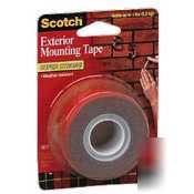 3M scotch exterior mounting tape 1IN x 60IN |1 roll|