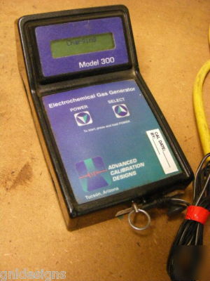 Acd portable electrochemical gas generator calibrator 