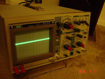 Aws dual channel oscilloscope - 20 mhz model 260C