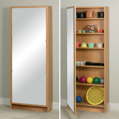 Clinton 2444 medical supplies cabinet w/ mirror 6 shelf