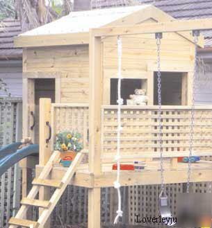 Doll house, playhouse, wendyhouse, treehouse, plans cd