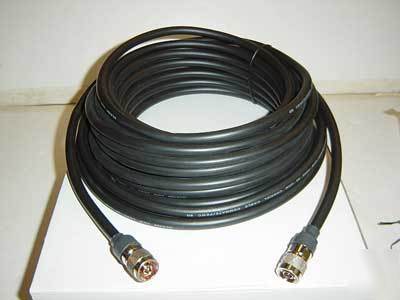 LMR400 low loss coaxial cable 100 ft n male connectors 