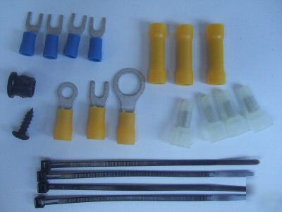 Lot 760 electrical terminals wire butt spade connectors