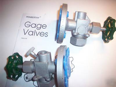 Lot of (2) penberthy gage valves series N7B
