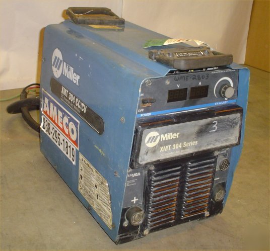 Miller xmt 304 cc/cv multiprocess welder power source