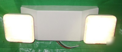 New 90 minute emergency light, white, factory boxed