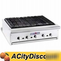 New america range 48IN radiant char broiler chargrill
