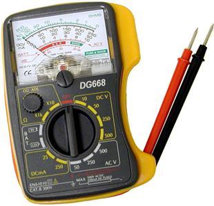 New mibuka DG668 6-function 13-range analog multimeter 