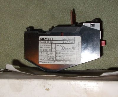 Siemens 3UA5200-1G (4 - 6.3 a) plug-in overload relay