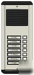 New leedan AM612/07S intercom panel 7 button, surface, 