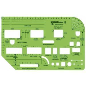 Office planning template 1/4