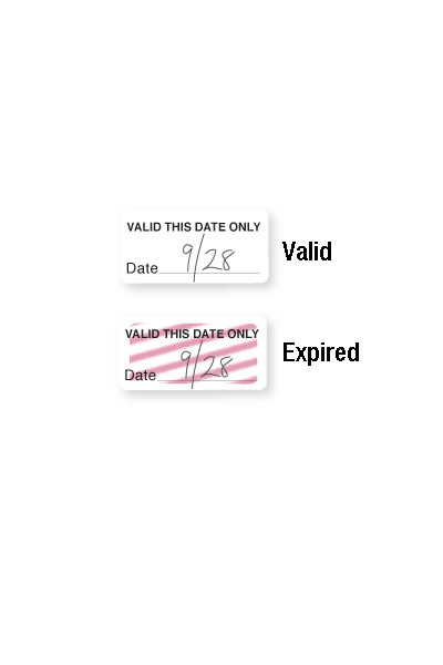 Onestep expiring one-day expiring time indicator 02012