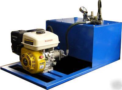 Portable hydraulic petrol engine power unit