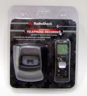 Radioshack digital telephone recorder 43-127