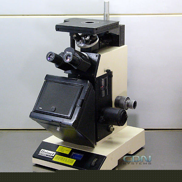 Unitron unimet inverted polarizing microscope w/ optics