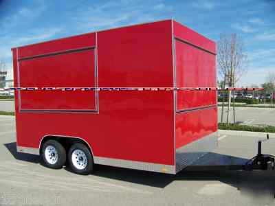 2010 enclosed cargo vender catering concession trailer