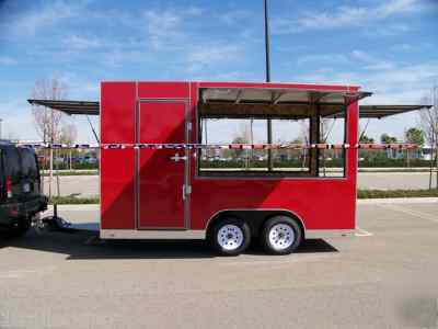 2010 enclosed cargo vender catering concession trailer