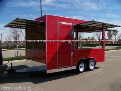2010 enclosed cargo vender catering concession trailer