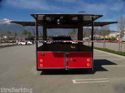 2010 enclosed cargo vender catering concession trailer