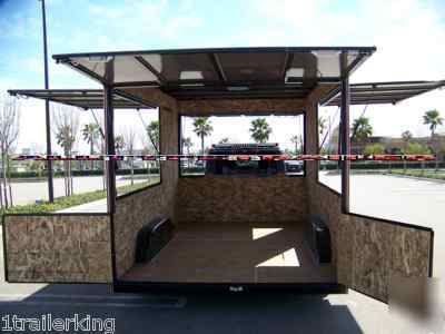 2010 enclosed cargo vender catering concession trailer