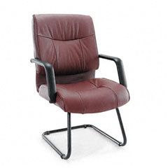Alera stratus series leather guest chair
