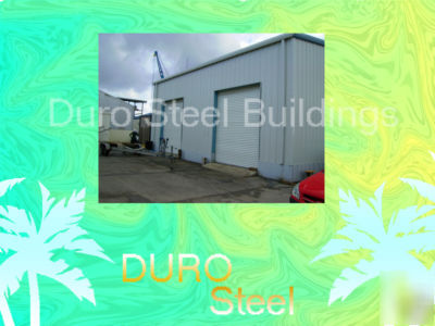Duro steel boat storge garage 30X108X14 metal buildings