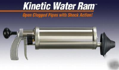 General kinetic water ram w/ case kr-c-wc drain cleaner