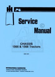 International 1566 1568 tractor chassis service manual 