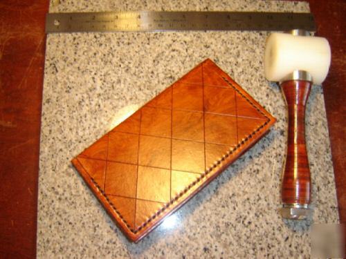 Na logo leather calendar/organizer or checkbook cover