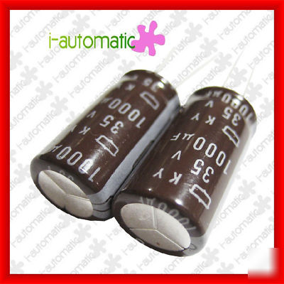 New nippon 35V 1000UF hi-fi audio capacitor japanx 2PCS 